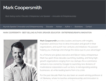 Tablet Screenshot of markcoopersmith.com